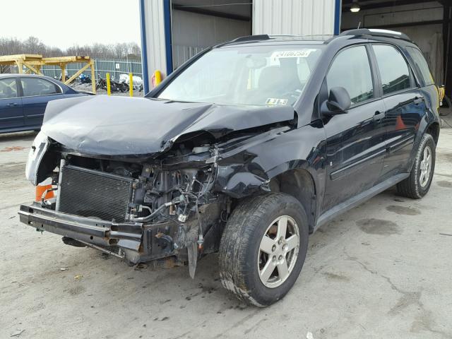 2CNDL13F186284770 - 2008 CHEVROLET EQUINOX LS BLACK photo 2