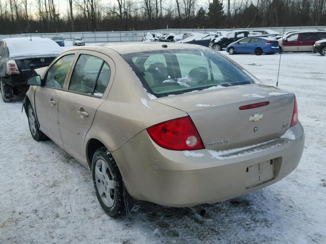 1G1AL58F287258923 - 2008 CHEVROLET COBALT LT TAN photo 3