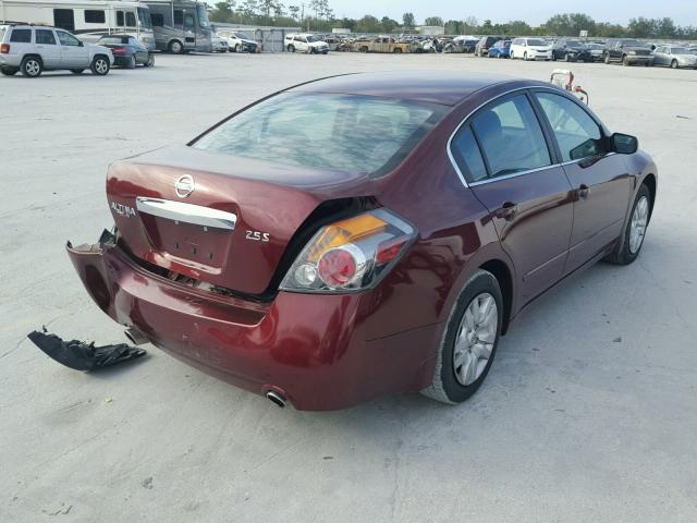 1N4AL2AP5AC188586 - 2010 NISSAN ALTIMA BAS RED photo 4