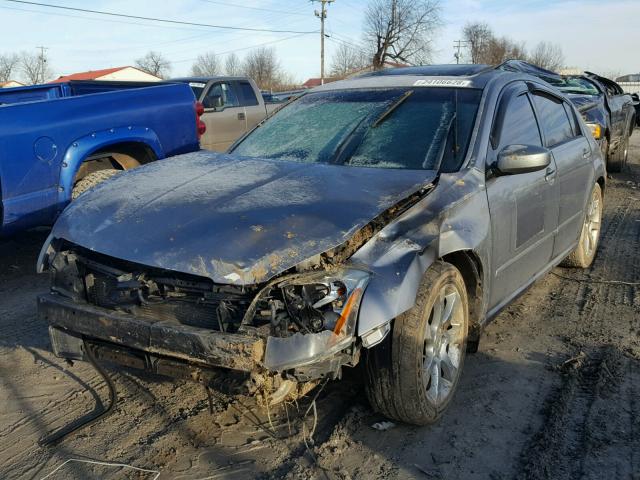 1N4BA41E68C816430 - 2008 NISSAN MAXIMA SE GRAY photo 2