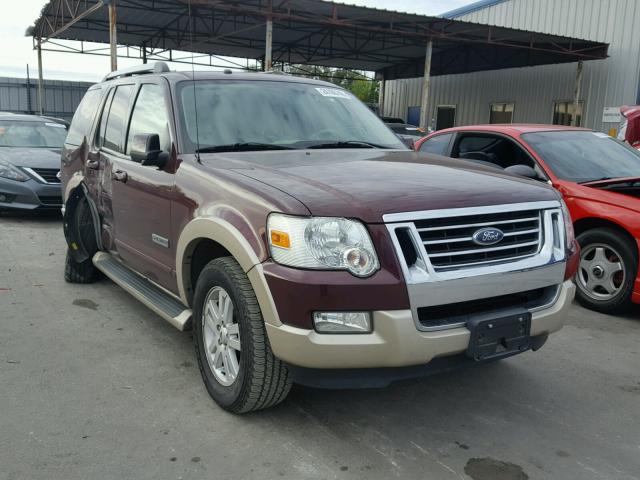 1FMEU64E27UA84887 - 2007 FORD EXPLORER E BURGUNDY photo 1