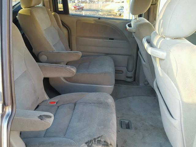 5FNRL38428B057580 - 2008 HONDA ODYSSEY EX BLUE photo 6