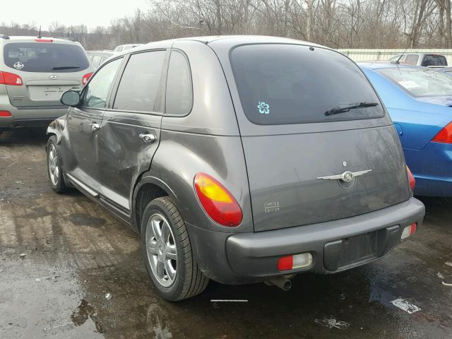 3C8FY68BX4T256701 - 2004 CHRYSLER PT CRUISER GRAY photo 3