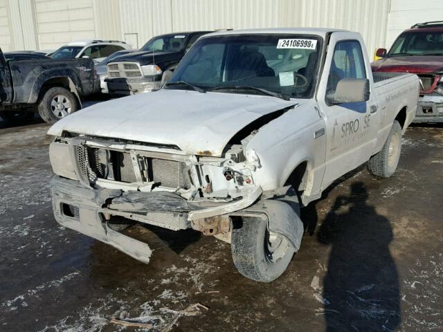 1FTYR10D08PA32905 - 2008 FORD RANGER WHITE photo 2