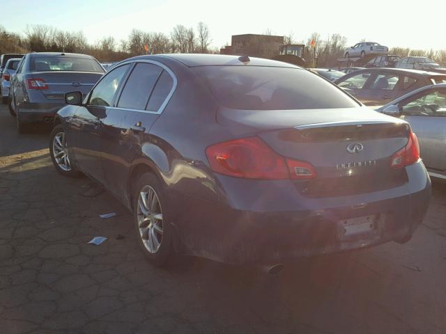 JNKCV61F99M353328 - 2009 INFINITI G37 GRAY photo 3