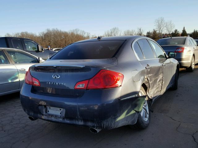 JNKCV61F99M353328 - 2009 INFINITI G37 GRAY photo 4