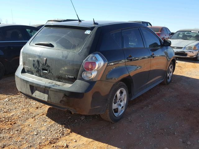 5Y2SP6E89AZ418222 - 2010 PONTIAC VIBE BLACK photo 4