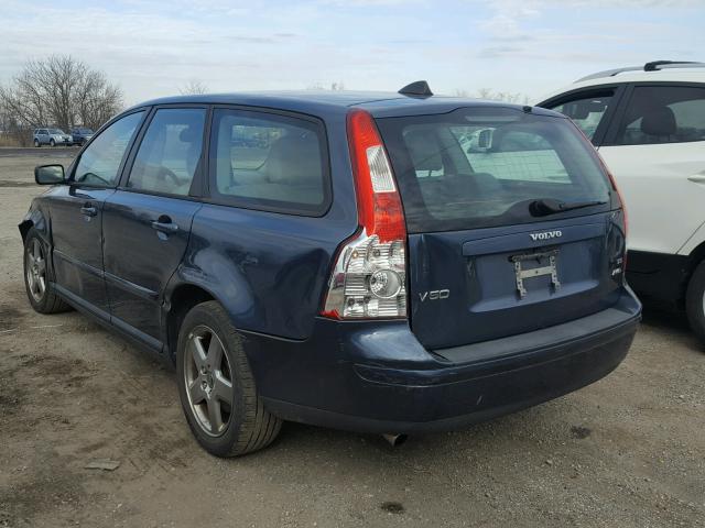 YV1MJ682352086403 - 2005 VOLVO V50 T5 BLUE photo 3