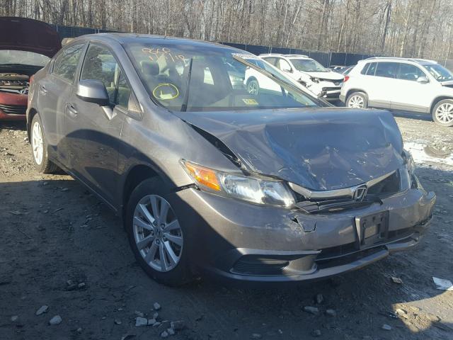 19XFB2F82CE052397 - 2012 HONDA CIVIC EX ნაცრისფერი ფოტო 1