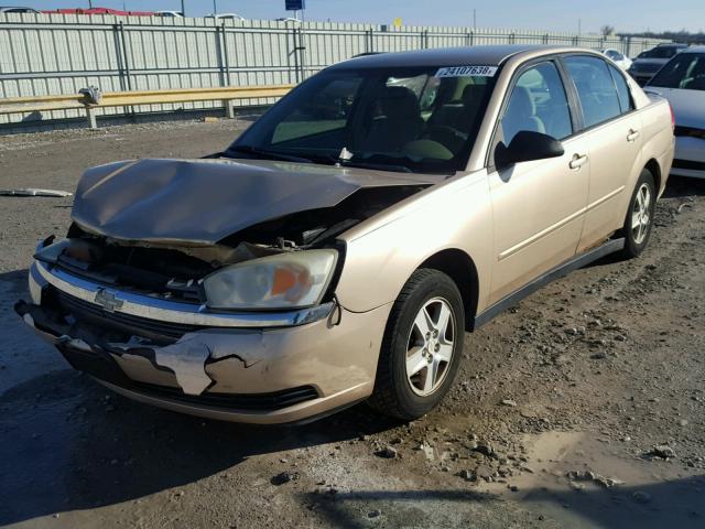 1G1ZT52805F226681 - 2005 CHEVROLET MALIBU LS 米色 照片 2