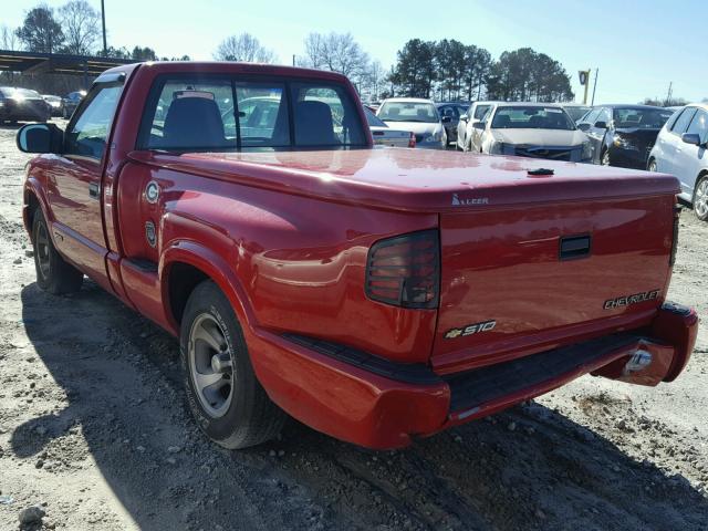 1GCCS14W9Y8104866 - 2000 CHEVROLET S TRUCK S1 RED photo 3
