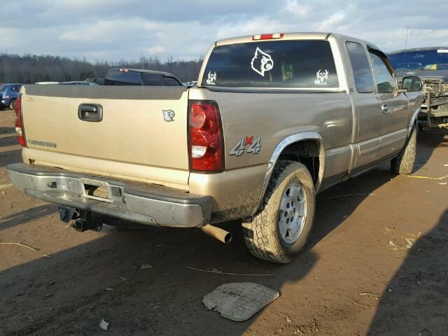 1GCEK19V36Z234075 - 2006 CHEVROLET SILVERADO TAN photo 4