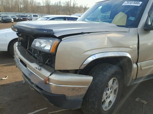 1GCEK19V36Z234075 - 2006 CHEVROLET SILVERADO TAN photo 9