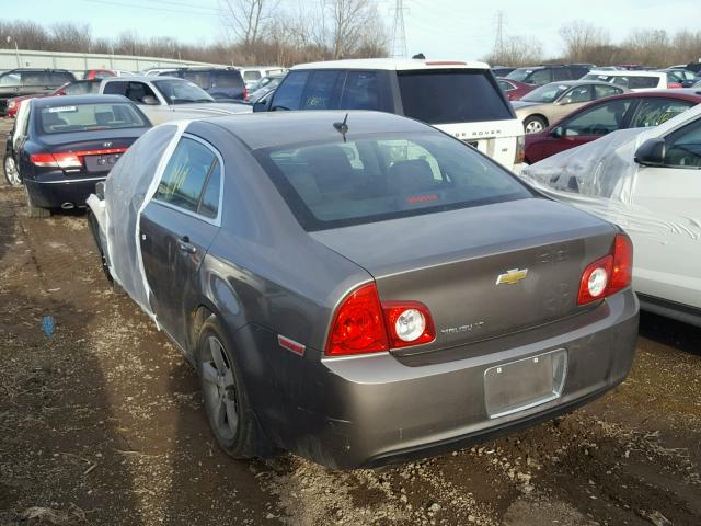1G1ZC5E14BF127209 - 2011 CHEVROLET MALIBU 1LT 棕色 照片 3