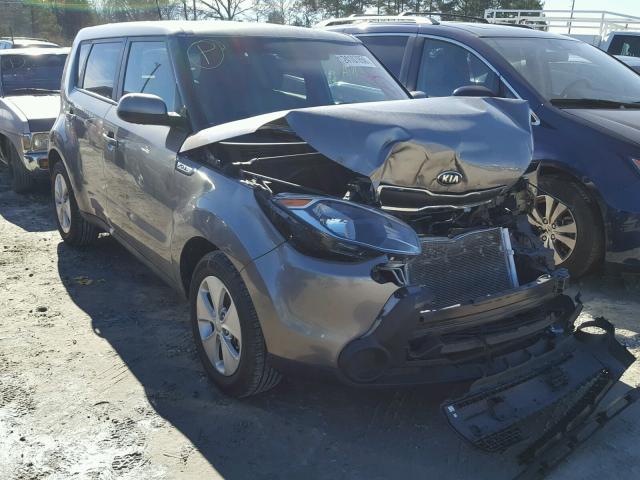 KNDJN2A29F7169130 - 2015 KIA SOUL GRAY photo 1