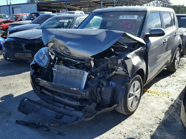 KNDJN2A29F7169130 - 2015 KIA SOUL GRAY photo 2