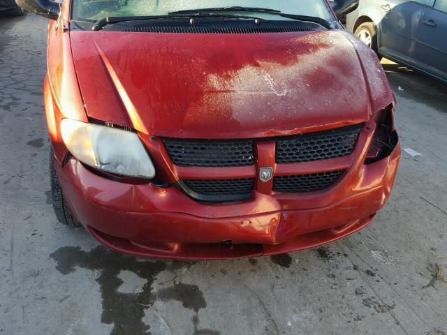 1D4GP24R84B554818 - 2004 DODGE GRAND CARA RED photo 9