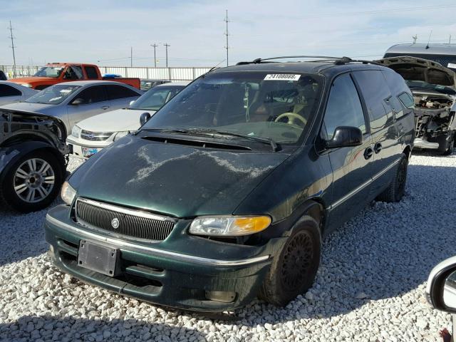 1C4GP64L3VB363597 - 1997 CHRYSLER TOWN & COU GREEN photo 2