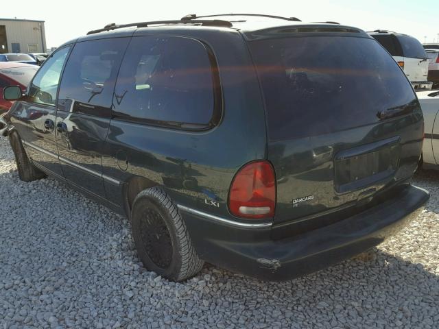 1C4GP64L3VB363597 - 1997 CHRYSLER TOWN & COU GREEN photo 3