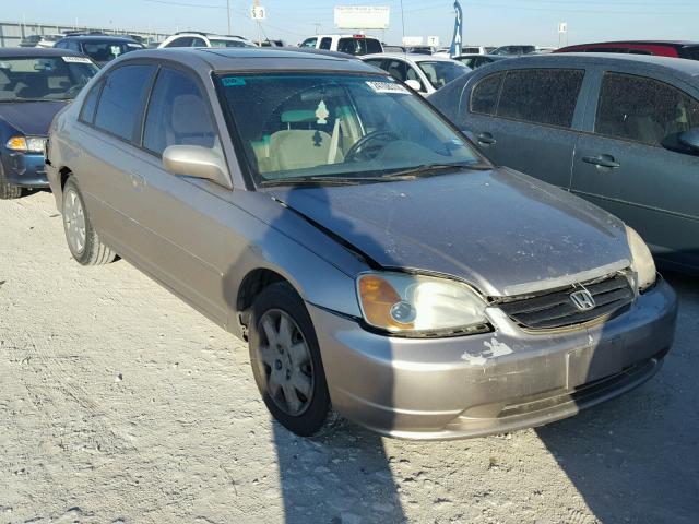 1HGES26751L026823 - 2001 HONDA CIVIC EX 棕色 照片 1