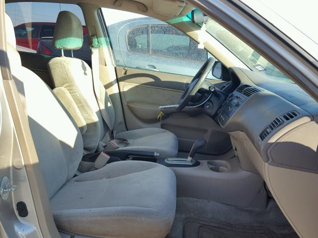 1HGES26751L026823 - 2001 HONDA CIVIC EX 棕色 照片 5