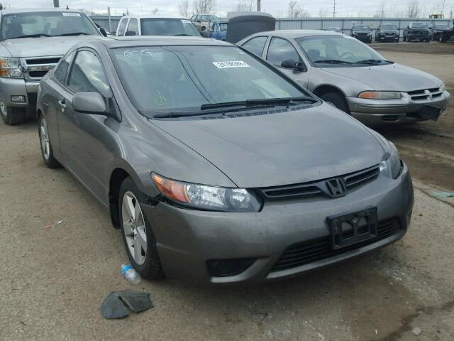 2HGFG12948H524168 - 2008 HONDA CIVIC EXL GRAY photo 1