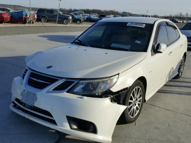 YS3FB49Y481013689 - 2008 SAAB 9-3 2.0T WHITE photo 2