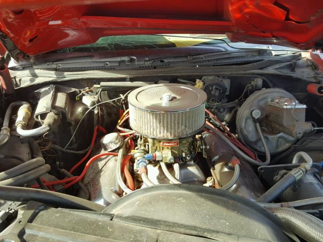 1D37F2R519607 - 1972 CHEVROLET CHEVELL RED photo 7