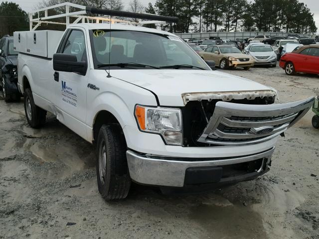 1FTNF1CF8DKF22573 - 2013 FORD F150 WHITE photo 1