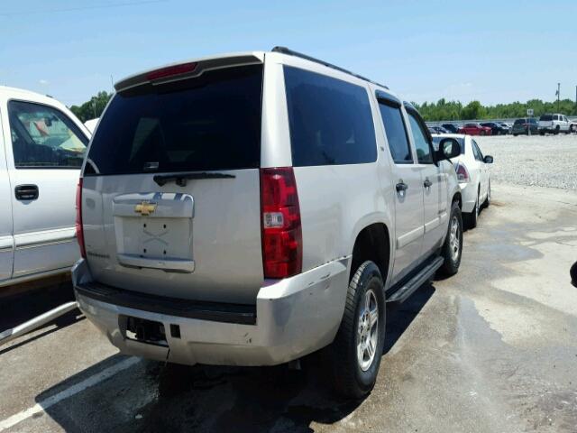 3GNFC16J27G189996 - 2007 CHEVROLET SUBURBAN C TAN photo 4