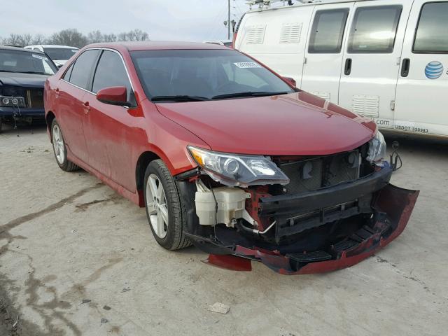 4T1BF1FK8CU554630 - 2012 TOYOTA CAMRY BASE RED photo 1