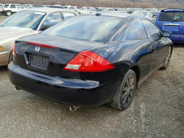 1HGCM82677A007664 - 2007 HONDA ACCORD EX BLACK photo 4