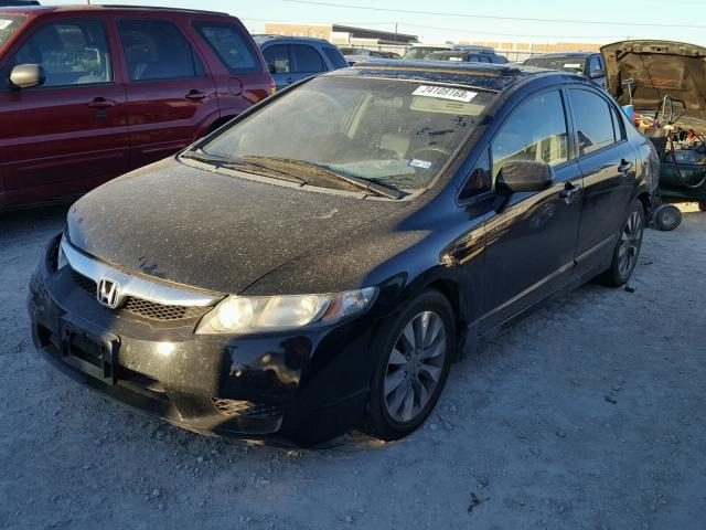 2HGFA16909H328483 - 2009 HONDA CIVIC EXL 黑色 照片 2