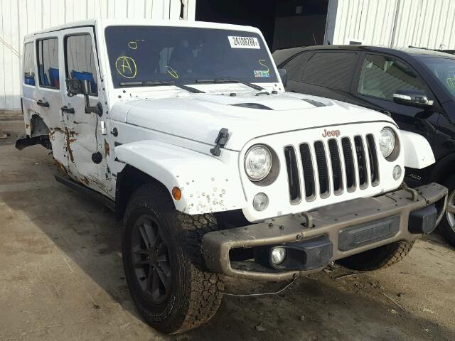 1C4BJWEG4HL521439 - 2017 JEEP WRANGLER U WHITE photo 1