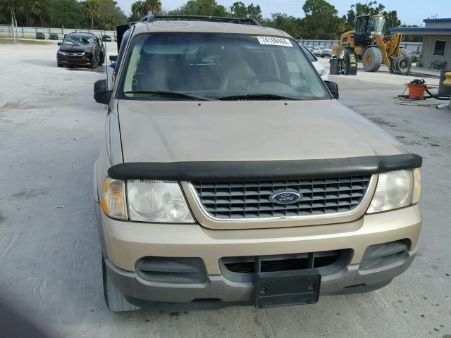 1FMZU63E22UA21834 - 2002 FORD EXPLORER X GOLD photo 9