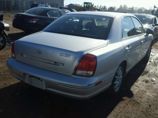 KMHFU45E42A173006 - 2002 HYUNDAI XG 350 SILVER photo 4