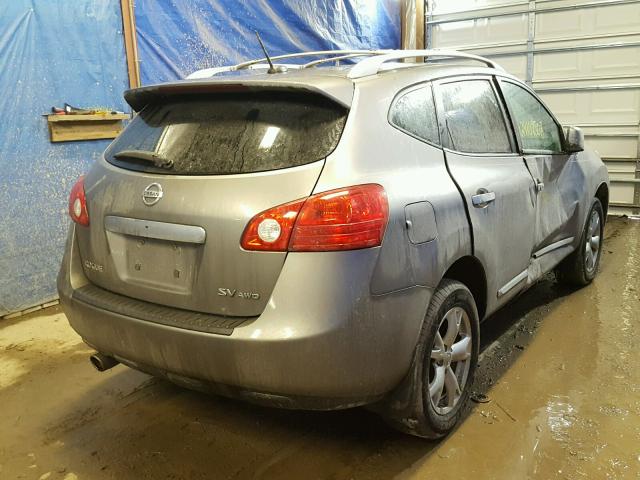 JN8AS5MV3BW302940 - 2011 NISSAN ROGUE S SILVER photo 4