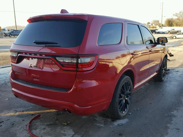 1C4RDHAG4FC904270 - 2015 DODGE DURANGO SX RED photo 4