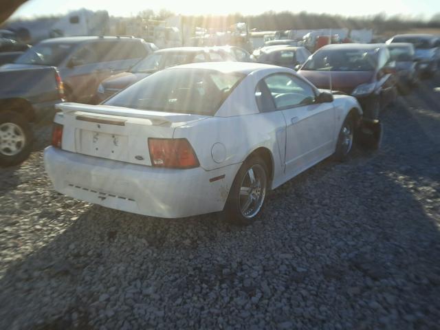 1FAFP40493F386019 - 2003 FORD MUSTANG WHITE photo 4