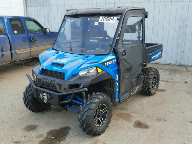 3NSRTE879GG830381 - 2016 POLARIS RANGER XP BLUE photo 2