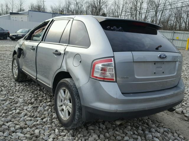 2FMDK36C67BB32926 - 2007 FORD EDGE SE SILVER photo 3