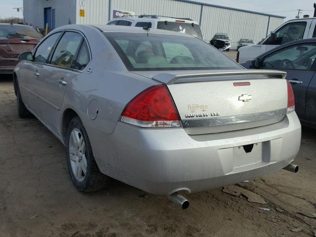 2G1WU58R179219296 - 2007 CHEVROLET IMPALA LTZ SILVER photo 3