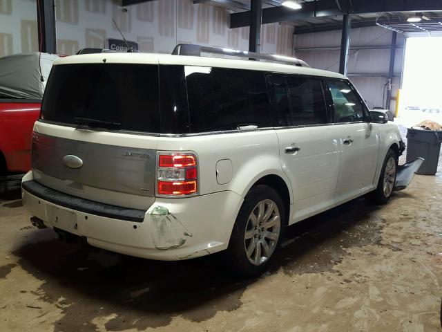 2FMHK6DC8CBD17950 - 2012 FORD FLEX LIMIT WHITE photo 4