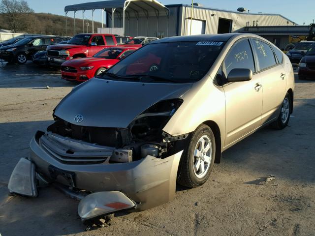 JTDKB20U253049238 - 2005 TOYOTA PRIUS TAN photo 2