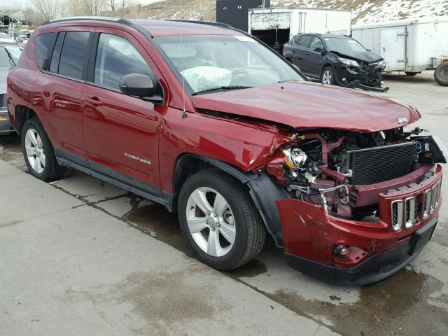 1C4NJDBB8DD272111 - 2013 JEEP COMPASS SP RED photo 1