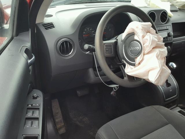 1C4NJDBB8DD272111 - 2013 JEEP COMPASS SP RED photo 9