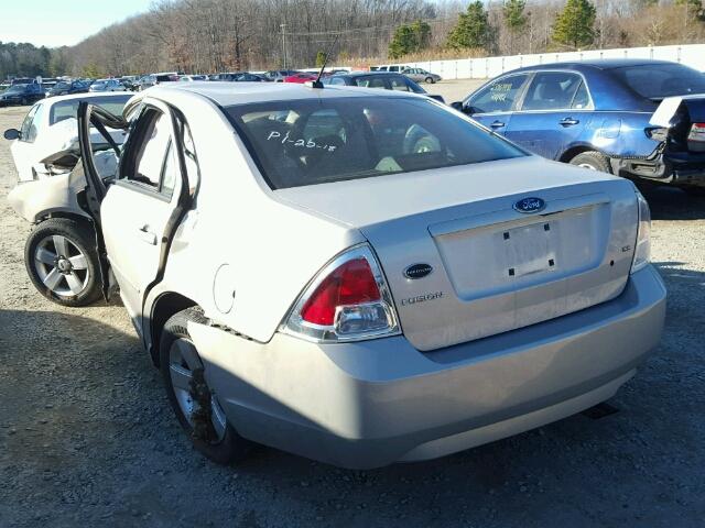 3FAHP07Z39R166342 - 2009 FORD FUSION SE SILVER photo 3