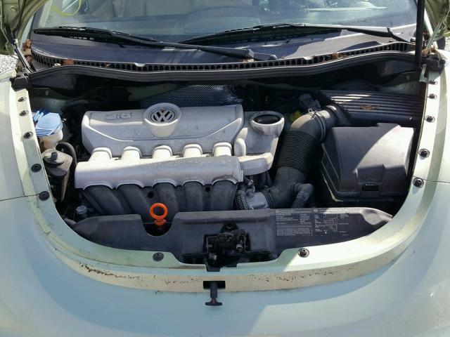3VWPW31C37M521063 - 2007 VOLKSWAGEN NEW BEETLE 绿色 照片 7