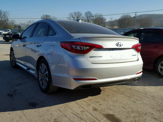 5NPE34AF9GH351302 - 2016 HYUNDAI SONATA SPO SILVER photo 3