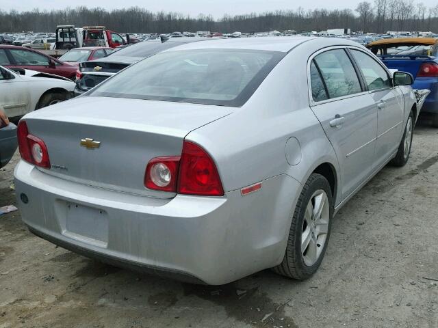 1G1ZA5E16BF161366 - 2011 CHEVROLET MALIBU LS ვერცხლისფერი ფოტო 4